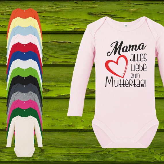 Baby Body Long Sleeve Baby Body Mom Happy Mother's Day! Gift long sleeve