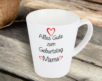 Geschenkideen Konische Kaffee Tasse Alles Gute Geburtstag Mama Kaffeetasse Geschenk Familie