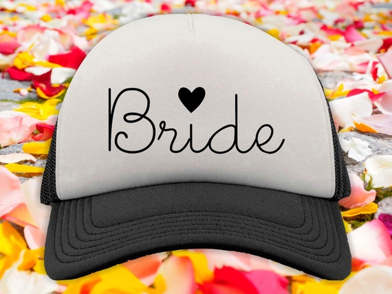 Bachelorettes Baseball Cap "Bride" Cap Trucker Mesh Beanie JGA Party Wedding Bride Baseball Veil Wife Honeymoon Women's Hat