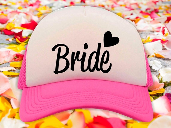 Bachelorettes Baseball Cap "Bride" Cap Trucker Mesh Beanie JGA Party Wedding Bride Baseball Veil Wife Honeymoon Women's Hat