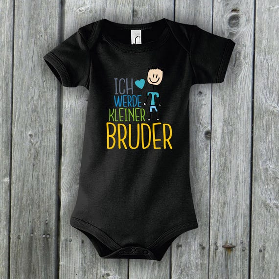 Baby Body Ich werde kleiner Bruder Babybody Geschenk