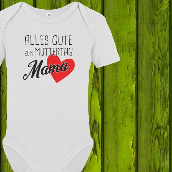 Baby Body Babybody "Alles Gute zum Muttertag Mama" Geschenk Geburt Mum Mama Mutter Mutti