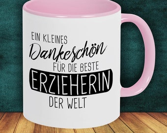 Koffiemok, kopje, koffiekopje – een klein bedankje voor de beste leraar ter wereld – cadeau voor leraren