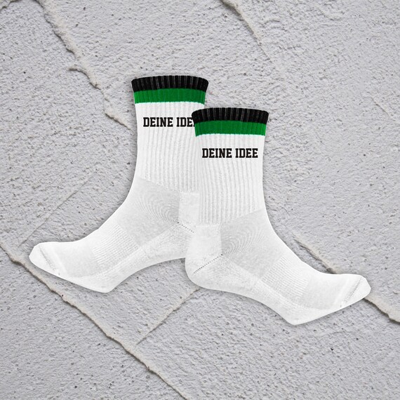 Socks Tennis Socks Idea Text Desired Name Party Gift Tennis Socks