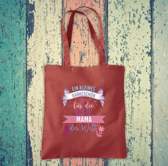 Tote bag - A thank you for the best mom, grandma, aunt, teacher, or educator in the world - cotton, jute, sports bag, tote bag, gift