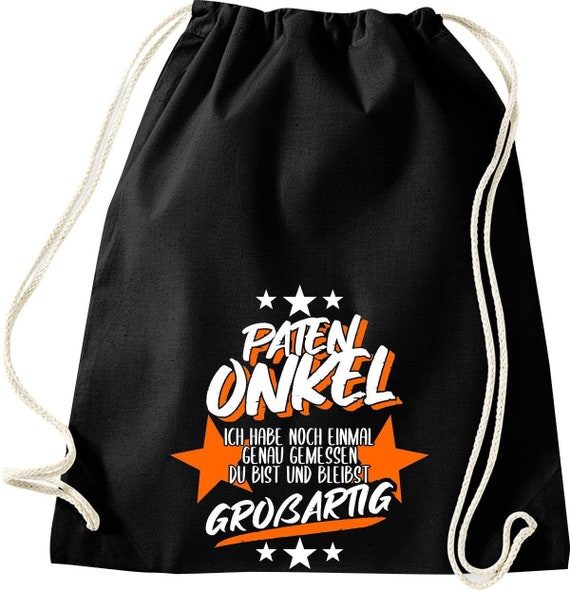 Turnbeutel, Paten Onkel ich habe noch einmal ganz genau gemessen du bist und bleibst GROßARTIG ! Baumwolle Gymsack