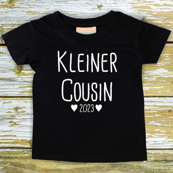Baby/Children's T-Shirt Little Cousin 2025 2026 2027.... Desired Year Gift Birth