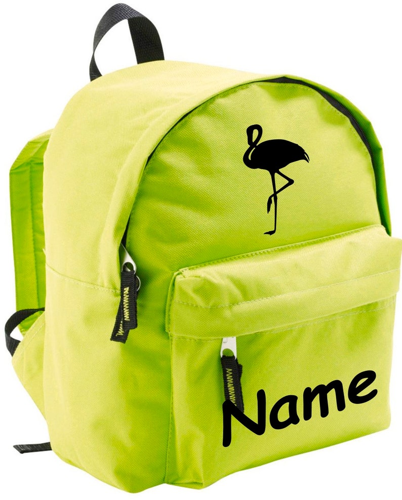 Children/'s backpack Flamingo with wishful name Kita