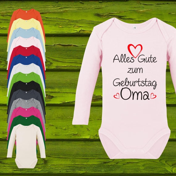 Baby Body Babybody Long Sleeve Happy Birthday Grandma