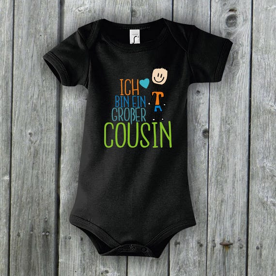 Baby Body Ich bin ein großer Cousin Babybody Geschenk