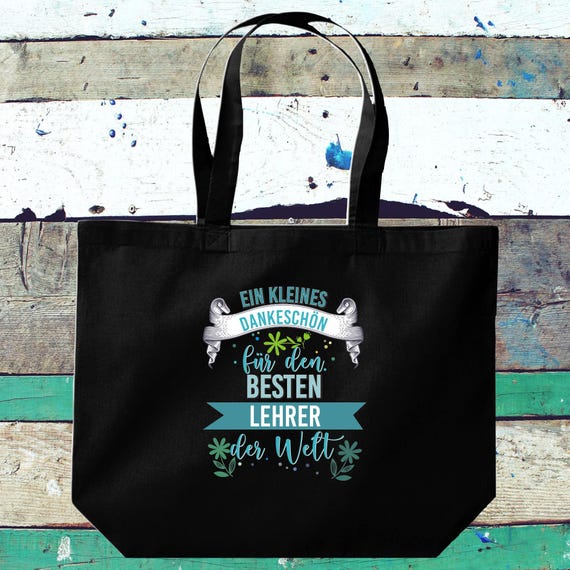 Tote bag - A thank you for the best dad, grandpa, uncle, teacher, educator in the world - jute cotton bag - shopping bag - gift idea