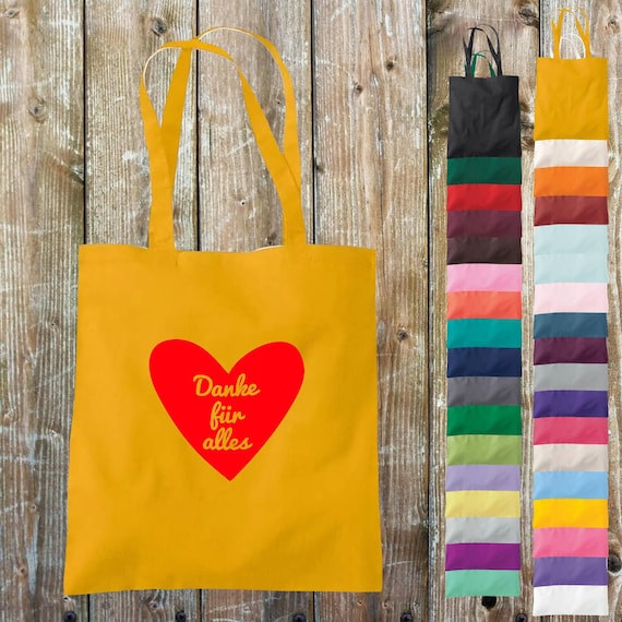 Cloth bag jute cotton bag daycare school thank you thank you for everything gift