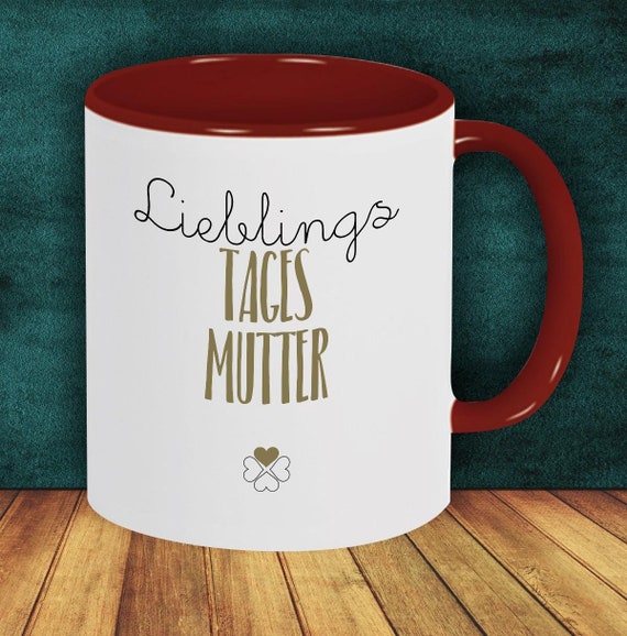 Kaffeepott Lieblingsmensch Lieblings Tages Mutter Tasse Kaffeetasse Geschenk Geschenkidee Familie