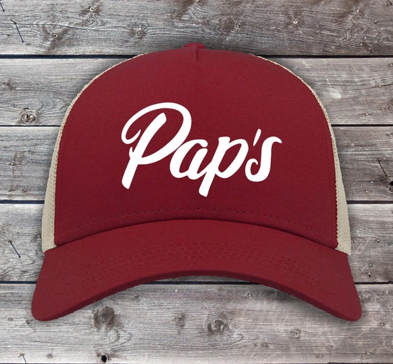 Baseball Cap Trucker Cap "Paps" Beanie Papa Daddy Father Meshcap Mesh