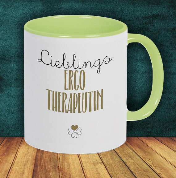 Kaffeepott "Lieblingsmensch Lieblings Ergo Therapeutin" Tasse Kaffeetasse Geschenk Geschenkidee Familie