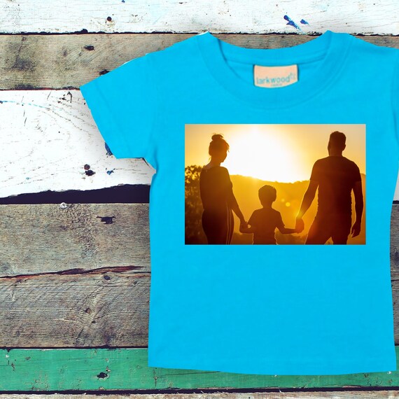Baby Kinder T-Shirt Bedruckt mit deinem Foto Pic Bild Geschenk Geburt