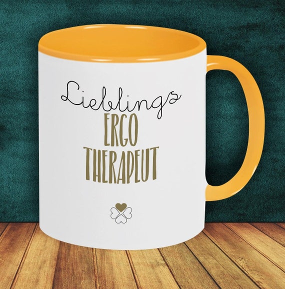 Kaffeepott "Lieblingsmensch Lieblings Ergo Therapeut" Tasse Kaffeetasse Geschenk Geschenkidee Familie