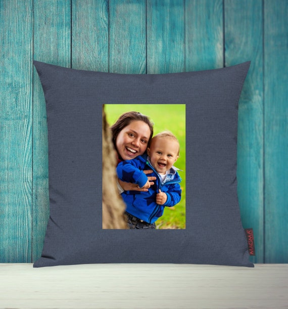Fotokissen Kissenhüllen mit deinem Foto bedruckt Deko Kissen Pic Bild Dekokissen Kuschelkissen 40x40cm
