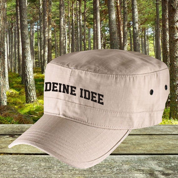 Basecap Army Cap Capy with desired text text idea cap hat your text desired name