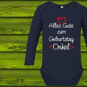 Baby Body Babybody Long Sleeve Happy Birthday Uncle