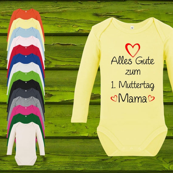 Baby Body Babybody Long Sleeve Happy 1st Mother's Day Mom