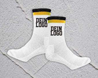 Sokken Tennissokken Idee Tekst Logo Club Bedrijf Feest Cadeau Tennissokken