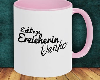 Kaffeepott Tasse Kaffeetasse Lieblings Erzieherin Dank Geschenk an Erzieherinnen