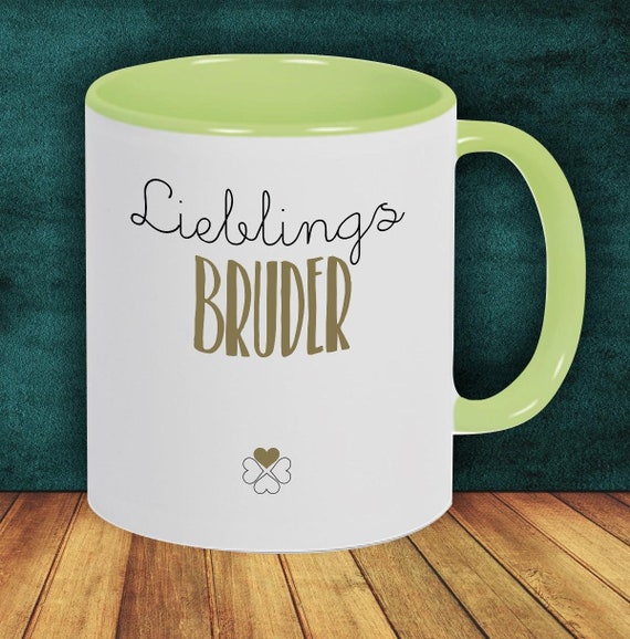 Kaffeepott Lieblingsmensch Lieblings BruderTasse Kaffeetasse Geschenk Geschenkidee Familie