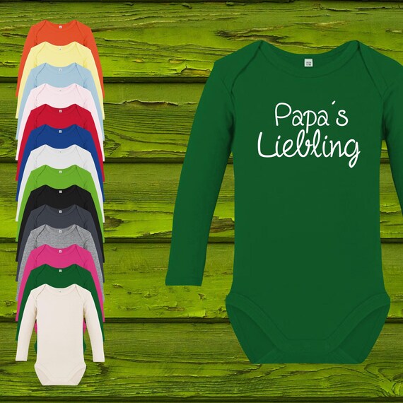 Baby Body Babybody Papa's Favorite Father's Day Papa's Day Long Sleeve Longsleeve