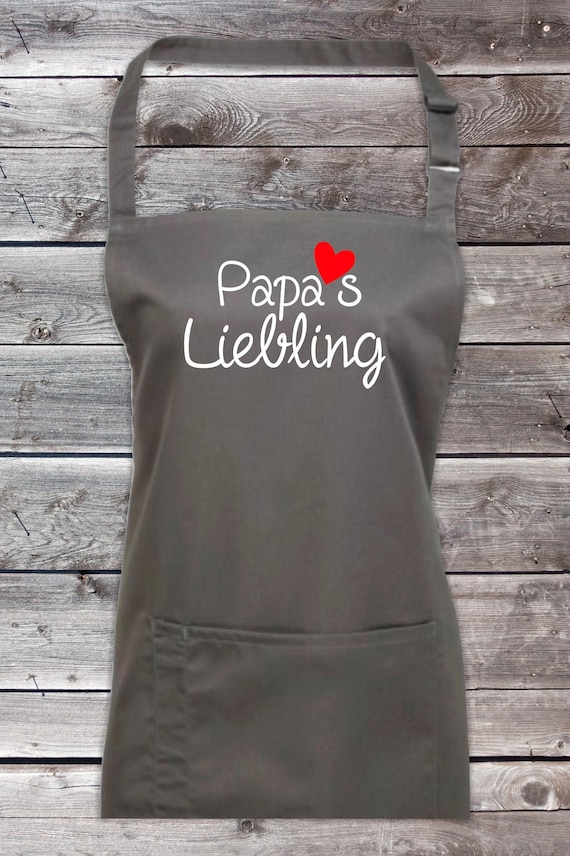 Koch Backschürze "Papas Liebling Vatertag Papa Dad" Grillen Grillschürze Schürze Heimwerker Garten Latzschürze