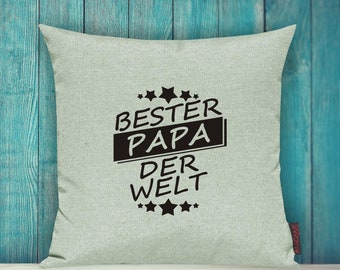 Cushion Covers Decoration Pillow Best Dad in the World
