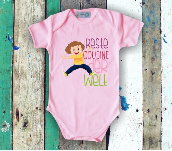 Baby Body Babybody "Beste Cousine der Welt" Bodysuits Familie Geschwister