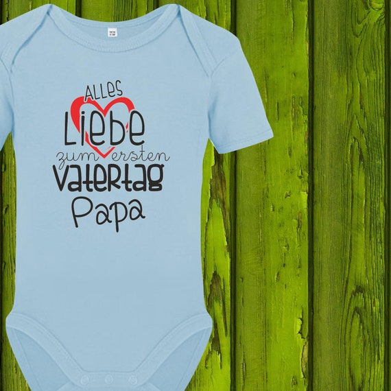 Baby Body Babybody Alles Liebe zum ersten Vatertag Papa Geschenk Geburt Papa Vater Dad
