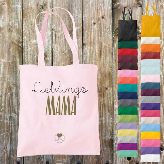 Tote bag, favorite person, favorite mom, cotton jute sports bag, tote bag, family, love, gift