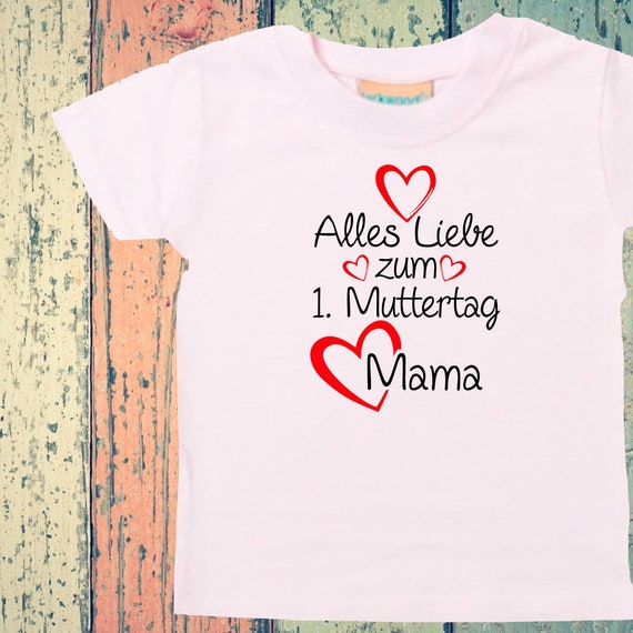 Baby Kids T-Shirt Happy 1st Mother's Day Mom Gift Birth Mom's Day