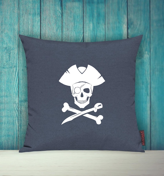 Cushion Cover Sofa Cushion "Pirate Holiday Family" Sofa Cushion Decoration Couch Cuddly Cushion
