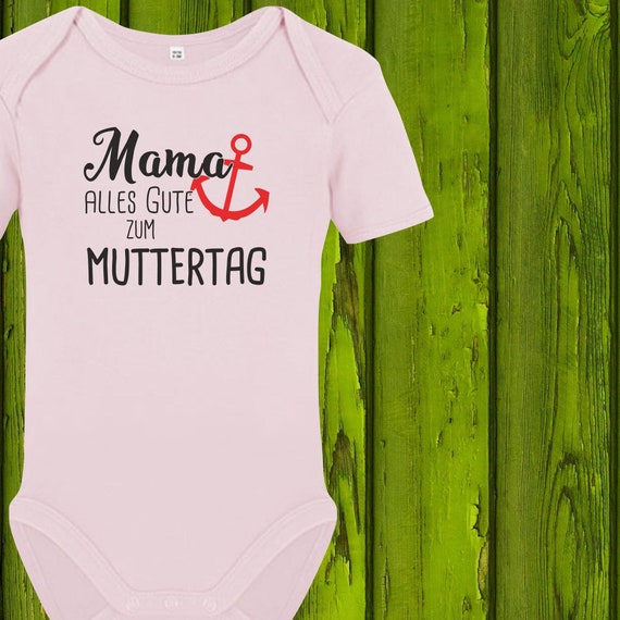 Baby Body Babybody "Mama alles Gute zum Muttertag!" Geschenk Geburt Mum Mama Mutter Mutti