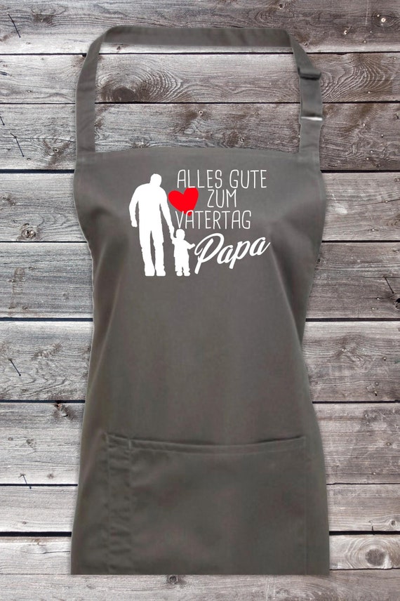 Cooking Baking Apron "Happy Father's Day Dad" Grilling BBQ Apron Apron DIY Garden Bib Apron