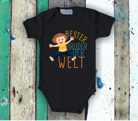 Baby Body Babybody "Bester Bruder der Welt" Bodysuits Familie Geschwister