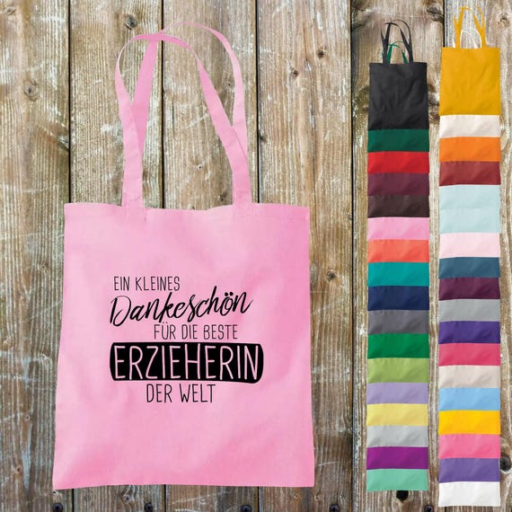 Cloth bag jute cotton bag A small thank you for the best educator in the world gift