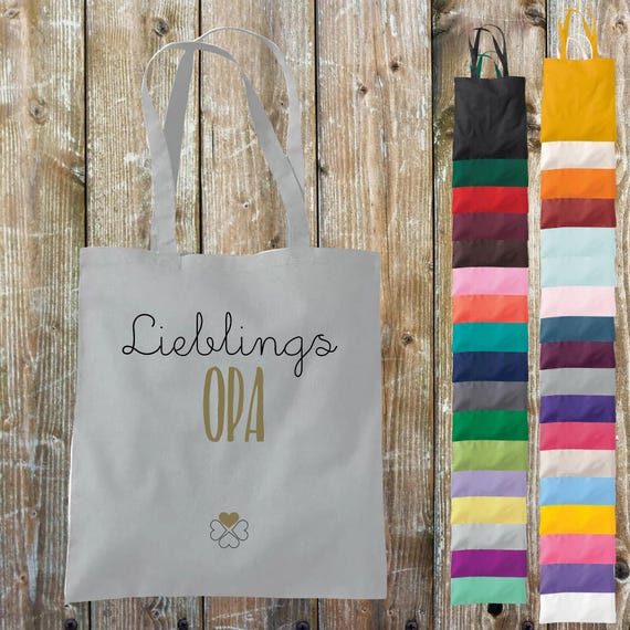 Fabric Bag Favorite Person Favorite Grandpa Cotton Jute Sports Bag Bag Pouch Family Love Gift