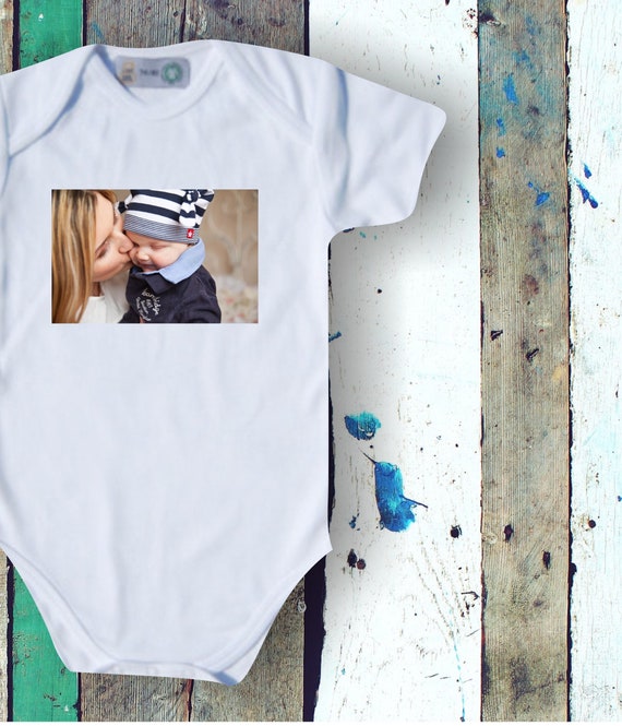 Baby Body mit Foto deinem Bild bedruckt Pic Babybody Geschenk