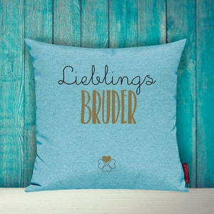 Cushion Cover Sofa Cushion &quot;Favorite Person Favorite Brother&quot; Sofa Cushion Decoration Couch Cuddle Pillow Family Gift