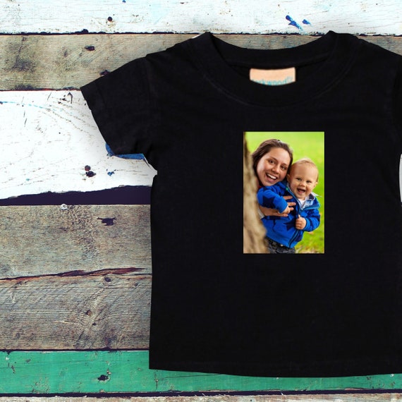 Baby Kids T-Shirt Printed with your Photo Pic Picture Gift Birth