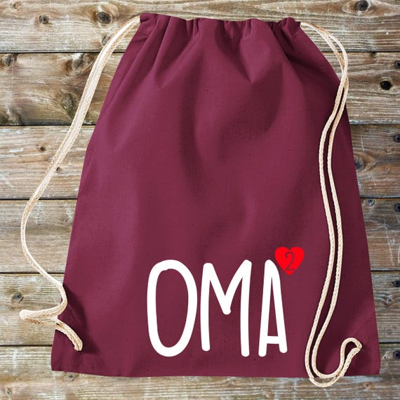 Gym bag for grandpa, grandma, mum, dad (2, 3, 4, 5 bags), cotton sports bag, gift for kindergarten, gym, backpack