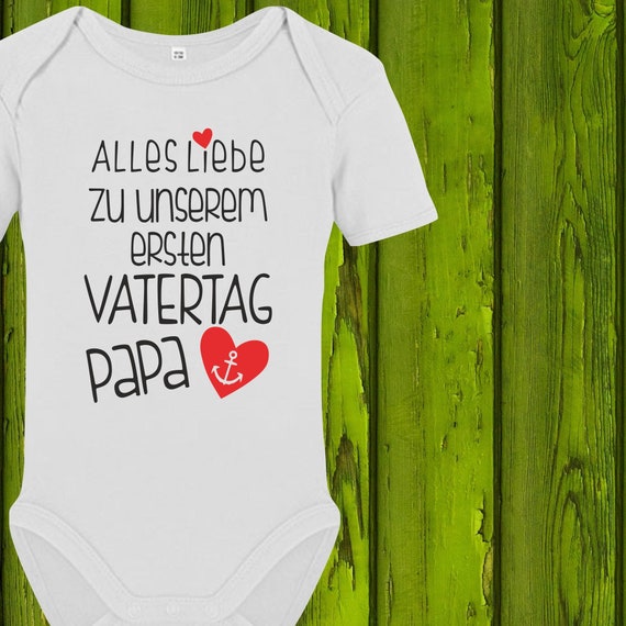 Baby Body Babybody Alles Liebe zu unserem ersten Vatertag Papa Geschenk Geburt Papa Vater Dad