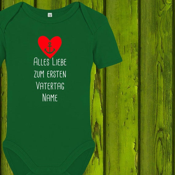 Baby Body Babybody Happy first Father's Day Dad with desired text or desired name