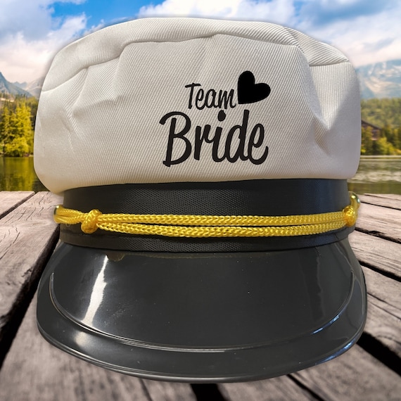 Captain's Hat "Team Bride" Hen Party JGA Captain Hat Hat Boat Dress Up Party Hamburg