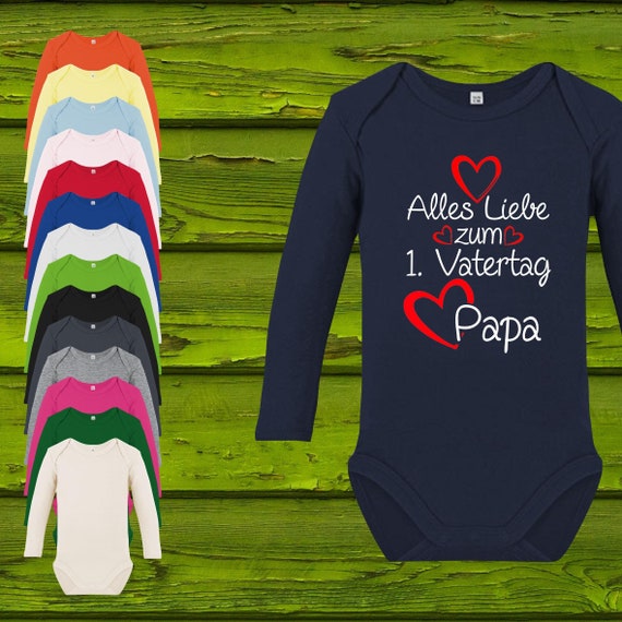 Baby Body Babybody Long Sleeve Happy 1st Father's Day Dad