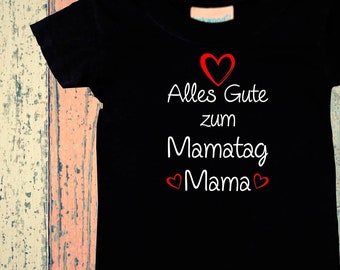 T-Shirt Bébé Enfant Bonne Fête Maman Cadeau Maman Naissance Fête des Mères